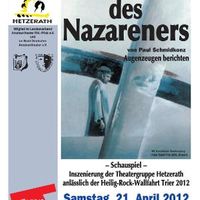 Plakat Der Tod des Nazareners Trier 2012