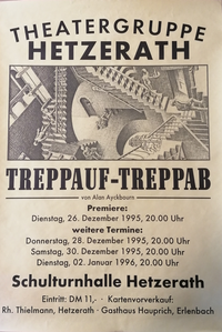 Plakat Trappauf Trappab