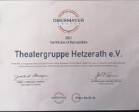 Urkunde Obermayer Award